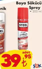 BOYA SÖKÜCÜ SPREY 200 ML BOYA SÖKÜCÜ SPREY 200 ML